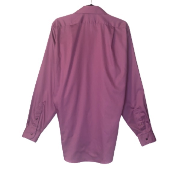 Men’s Van Huesen Lux Sateen Dress Shirt - Picture 3 of 3